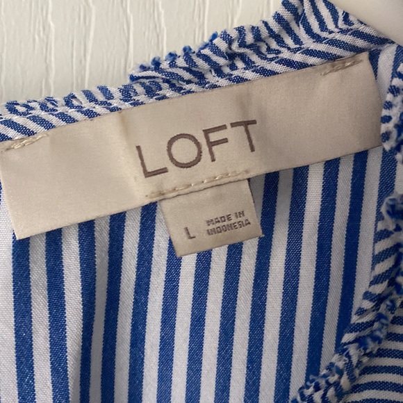 LOFT Ruffle Sleeve Blouse - Picture 3 of 3